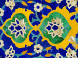 Ceramic Detail, Tilla Kari Madressa, Registan Square, Samarkand, Uzbekistan, Central Asia Photographic Print by Upperhall Ltd