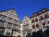 Market Square, Bernkastel-Kues, Mosel Valley, Rheinland-Pfalz, Germany, Europe Photographie par Hans Peter Merten