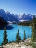 Lake Moraine, Valley of the Ten Peaks, Banff National Park, Alberta, Canada Photographie par Hans Peter Merten