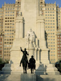 Cervantes Monument, Madrid, Spain, Europe Photographie par Upperhall Ltd