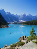 Valley of the Ten Peaks, Lake Moraine, Rocky Mountains, Banff National Park, Alberta, Canada Photographic Print by Hans Peter Merten