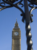 Big Ben Through Iron Gates, Houses of Parliament, Westminster, London Photographic Print by Amanda Hall