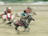 Polo Players in the Birthplace of Polo, Chitral, Pakistan, Asia Photographic Print by Upperhall Ltd