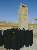 Women, Persepolis, Iran, Middle East Photographie par Christopher Rennie