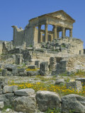 The Capitol and Roman Ruins, Dougga, Tunisia, North Africa, Africa Fotografisk trykk av Julia Bayne The Capitol and Roman Ruins, Dougga, Tunisia, North Africa, Africa Fotografisk trykk av Julia Bayne