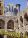 Shyr-Dor Madrasah (Madressa) 1636, Registan Square, Samarkand, Uzbekistan, Asia Photographie par Christopher Rennie