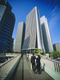Financial District, Tokyo, Japan Fotografisk trykk av Steve Bavister Financial District, Tokyo, Japan Fotografisk trykk av Steve Bavister