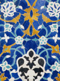 Ceramic Detail on Mir-I-Arab Madressa (Madrasa), Bukhara, Uzbekistan, Central Asia Photographic Print by Upperhall Ltd