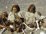 Chauchilla Cemetary, Human Remains Preserved for Over 500 Years, Nazca, Peru, South America Photographic Print by Christopher Rennie