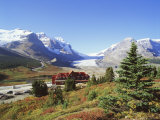 Athabasca Glacier, Columbia Icefield, Jasper National Park, Rocky Mountains, Alberta, Canada Photographie par Hans Peter Merten