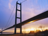 The Humber Bridge, Yorkshire, England Fotografisk trykk av Jeremy Bright