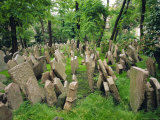 Old Jewish Cemetery, Josefov, Prague, Czech Republic, Europe Photographie par Upperhall Ltd