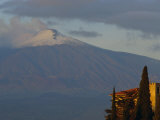 Mount Etna Volcano from Taormina, Mount Etna Region, Sicily, Italy, Europe Photographic Print by Duncan Maxwell