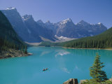 Valley of the Ten Peaks, Moraine Lake, Banff National Park, Rocky Mountains, Alberta, Canada Photographie par Hans Peter Merten