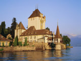 Oberhofen Castle, Lake Thun, Jungfrau Region, Switzerland Photographic Print by Roy Rainford