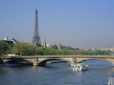 The River Seine and Eiffel Tower, Paris, France, Europe Photographic Print by Roy Rainford