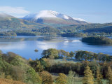 Derwent Water, with Blencathra Behind, Lake District, Cumbria, England, UK Photographic Print by Roy Rainford