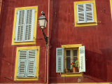 Shuttered Windows in the Old Town, Nice, Provence, France Photographic Print by I Vanderharst