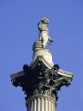 Statue of Admiral Lord Nelson, Nelson's Column, Trafalgar Square, London, England, UK Photographic Print by Roy Rainford