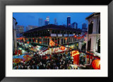 Chinatown District at Dusk, Singapore, Singapore Framed Photographic Print by Michael Coyne