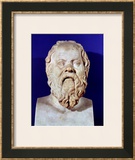 Bust of Socrates (470-399 BC) Framed Giclee Print