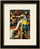 The Garden of Earthly Delights: Right Wing of Triptych, Detail of Blue Bird-Man on a Stool, c. 1500 Framed Giclee Print by Hieronymus Bosch