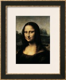 Mona Lisa, c.1507 (detail) Framed Giclee Print by Leonardo da Vinci 