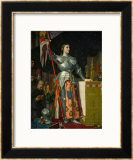 Joan of Arc at the Coronation of King Charles VII at Reims Cathedral, July 1429 Framed Giclee Print by Jean-Auguste-Dominique Ingres
