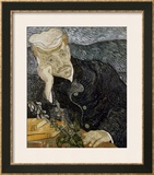 Portrait of Dr. Gachet Framed Giclee Print by Vincent van Gogh