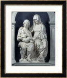 Virgin and Child with St. Anne 額入りジクレープリント - Andrea Contucci・サンソヴィーノ Virgin and Child with St. Anne 額入りジクレープリント - Andrea Contucci・サンソヴィーノ