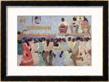 Negro Dance Framed Giclee Print by Pedro Figari