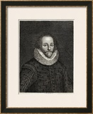 William Shakespeare Playwright and Poet Framed Giclee Print by S. Bennett