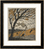 Death Shakes the Dead Leaves from the Trees 額入りジクレープリント - Thomas Theodor・Heine