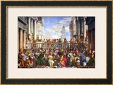 The Wedding at Cana (Post-Restoration) Framed Giclee Print by Paolo Veronese