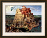 The Tower of Babel, c.1563 Framed Giclee Print by Pieter Bruegel the Elder