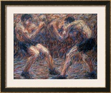 Boxe Framed Giclee Print by Giuseppe Cominetti