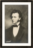 Frederic Chopin Polish Composer 額入りジクレープリント Frederic Chopin Polish Composer 額入りジクレープリント