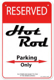 Hot Rod Parking Blikskilt