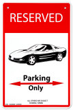 Reserved Blikskilt