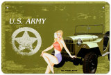 US Army Emaille bord