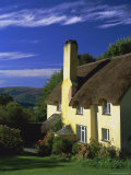 Thatched Cottage, Selworthy, Exmoor National Park, Somerset, England, UK, Europe Photographic Print by Pearl Bucknell