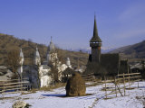 Churches in Maramuresh (Maramures), Romania, Europe Photographic Print by Liba Taylor