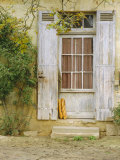 Rustic Door and Bread, Aquitaine, France, Europe Photographic Print by John Miller