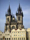 Tyn Church, Old Town Square, Prague, Unesco World Heritage Site, Czech Republic, Europe Photographic Print by Liba Taylor