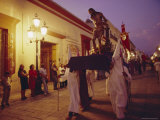 Easter Procession, Oaxaca, Mexico, Central America Photographic Print by Liba Taylor