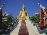 Golden Buddha Temple, Koh Samui, Thailand, Asia Photographic Print by Dominic Webster