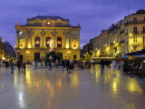 Place De La Comedie, Montpellier, Herault, Languedoc, France, Europe Photographic Print by John Miller
