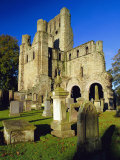 12th Century Benedictine Abbey Founded by King David in 1128, Kelso, Scottish Borders, Scotland Photographic Print by Pearl Bucknell
