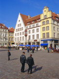 Town Hall Square, Old Tallinn, Estonia Photographic Print by Robert Harding