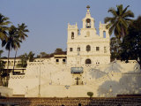 The Church of Our Lady of the Immaculate Conception, and Large Bell, Panjim, Goa, India Photographic Print by Michael Short